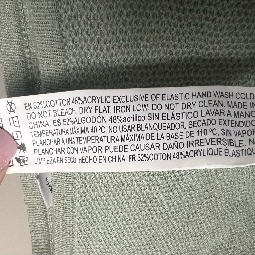 Forever 21 Sage Green Cropped Drawstring Top - Picture 7 of 8